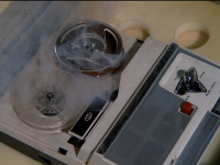 Mission Impossible Jim Phelps briefing 6 tape recorder self destructs.png