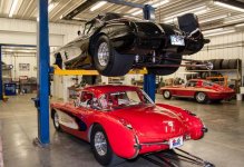 corvettes in garage.jpg