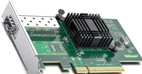 10GbE PCIE Network Card for Intel X520-DA1, 82599EN Chip, Single SFP+ Ports, 10Gbit PCI Expres...jpg 10GbE PCIE Network Card for Intel X520-DA1, 82599EN Chip, Single SFP+ Ports, 10Gbit PCI Expres...jpg