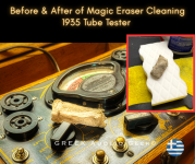 Before & After of Magic Eraser Cleaning 1935 Tube Tester.png