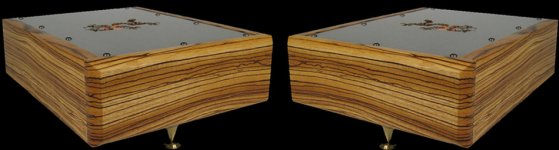 Leviathan Red Dragon Mono amplifier in Zebra wood.jpg